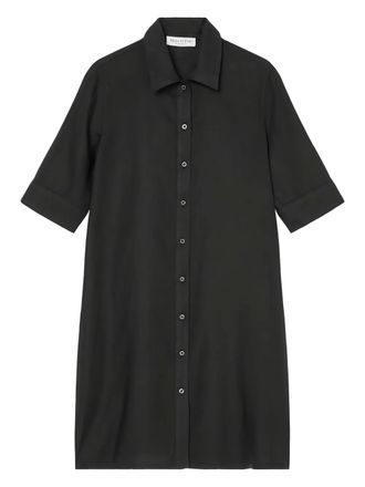 Marc O'Polo button-down short-sleeve dress - Black