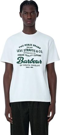 Levi's Logo Motif T-Shirt - Heren - T-shirts - Wit - L - Katoen - Tops
