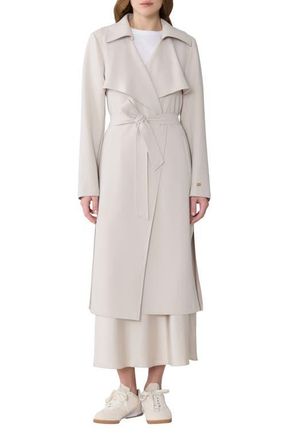 Soia & Kyo Dimitra Trench Coat in Light Oak at Nordstrom, Size X-Large