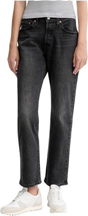 Levi's 501 Curve - Dames - Regular Fit Jeans - Grijs - W27 L34 - Denim - Jeans