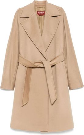 Max Mara Dravenna Jas - Dames - Jas met riem - Beige - 2XS - Jassen