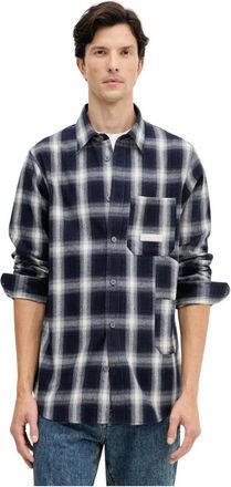 A|X Armani Exchange Overhemden, Heren, Blauw, S, Katoen, Katoenen Shirt