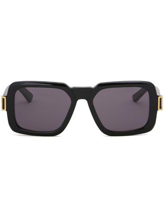 Marni Eyewear Zamalek square-frame sunglasses - unisex - Acetate/Metal (Other)/Nylon - One Size - Black