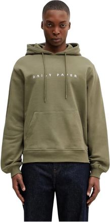 Daily Paper Clothing Alias Hoodie - Heren - Hoodies - Groen - M - Katoen - Hoodies & sweatvesten