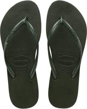 Havaianas Slim Flip Flop in Green Olive at Nordstrom Rack, Size 11/12