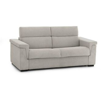 Dmora Divano Letto 2 Posti Tenna, Sfoderabile, Contenitore Made in Italy, di Apertura a Ribalta, 185x95 cm Beige