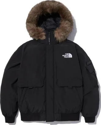 The North Face Logo Polar Air Down Bomber Jacket Black NJ1DN86A