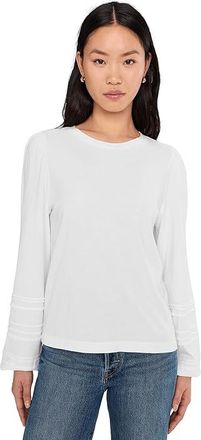 Paige Cyrano Top Womens Clothing White : MD, Cotton/Modal