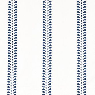 Ballard Designs Hollis Ditsy Stripe Drapery Panel - Blue, 50W x 120L - Ballard Designs