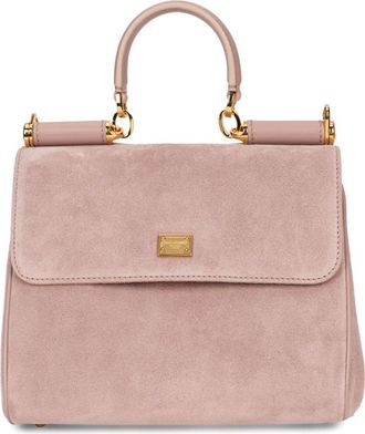 Dolce & Gabbana Mijn Sicily Kleine Handtas - unisex - Tassen - Roze - Maat: ONE Size Zijde