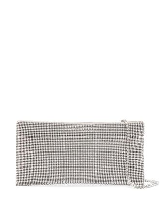 Benedetta Bruzziches Your Best Friend rhinestoned clutch - women - Rhinestone/Aluminium/Crystal/Silk/RDS Product Name: BLACK ORCHID EDP Division