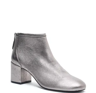 Cecelia New York Womens Knowlton Boots In Pewter Stretch Leather