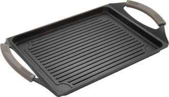 KASANOVA Piastra antiaderente 45x27 cm manici in silicone