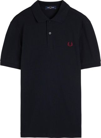 Fred Perry Logo-embroidered Piqué Cotton Polo Shirt - Navy - Xxl
