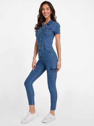 Guess Eco Brianna Denim Jumpsuit