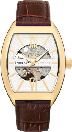 Earnshaw Catton White Dial Mens Watch ES-8147-03