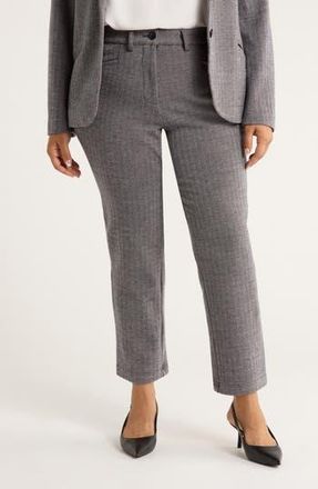Universal Standard High Waist Stretch Ponte Cigarette Pants in Herringbone Tweed at Nordstrom Rack, Size Xl (26W-28W)