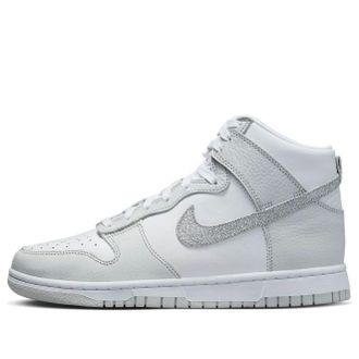 Nike (WMNS) Nike Dunk High Silver Glitter Swoosh FJ4578-100