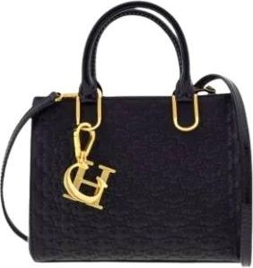 Carolina Herrera Tassen, Dames, Zwart, ONE Size, Katoen, Duchess Mini Sello Rossetta Tas