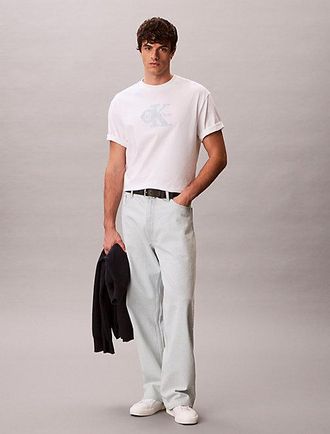 Calvin Klein Relaxed Logo Appliqu&eacute; T-shirt