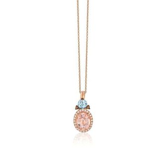 Le Vian Ladies Semi Precious Fashion Pendant in 14k Strawberry Gold