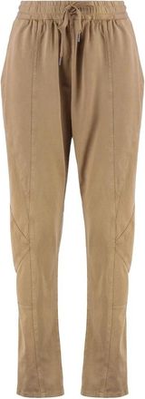 Isabel Marant Broeken - Dames - Straight fit broeken - Bruin - S - Broeken