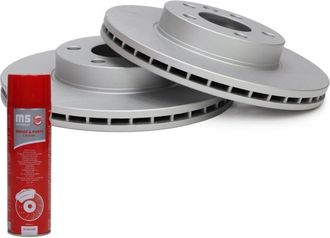 OEM Discos De Freno ms 2 Piezas Recubiertos Delantero Izquierdo/derecho Ford Galaxy, Seat Alhambra, Vw Sharan 1.8-2.8 03.95-03