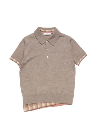 Acne Studios Polo a quadri - Toni neutri