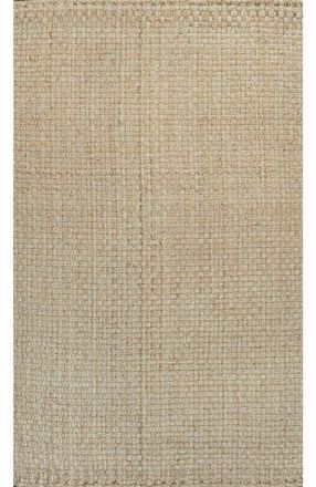 Jonathan Y Designs Estera Hand Woven Boucle Chunky Jute Area Rug in Ivory at Nordstrom, Size 5Ft 0In X 8Ft 0In