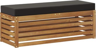 vidaXL Banco De Taburete Exterior Madera De Acacia S&oacute;lida Vidaxl