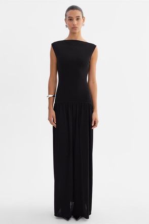 LaMarque Hanna | Knit Drop Waist Maxi Dress in Black at Nordstrom, Size Xx-Small