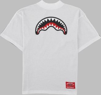 Sprayground Checkered Cotton T-Shirt - Black