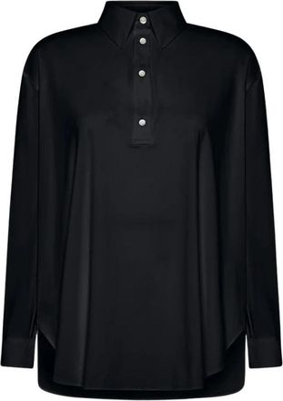 Roberto Ricci Design Oxford stijl poloshirt - Dames - Blouses - Blauw - 2XS - Overhemden