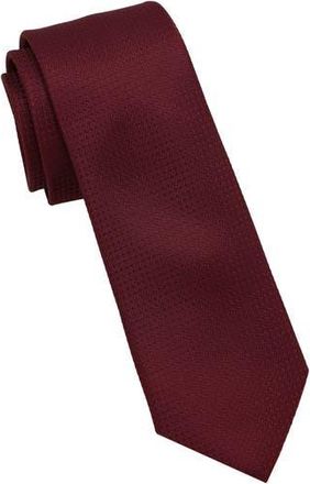 Ben Sherman Textured Solid Tie in Burgundy at Nordstrom Rack