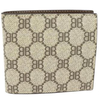 Gucci Pre-owned Wallets, female, Beige, Size: ONE SIZE Pre-owned Compact Bifold Wallet Beige