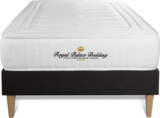 Royal Palace Bedding Royal Palace Bedding - Base Tapizada Negro + Colch&oacute;n Con Espuma Viscoel&aacute;stica 90 X 190