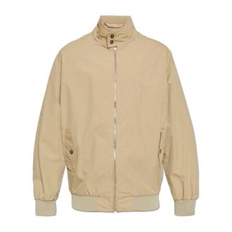 Maison Margiela Jas Met Opstaande Kraag - Heren - Bomber jackets - Beige - M - Katoen - Jassen