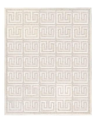 Pasargad Home Galay Cowhide & Sari Silk Area Rug