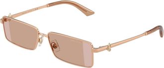 Jimmy Choo London JC4029B 300813 Womens Sunglasses Gold Size 57