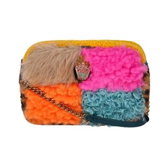 Kurt Geiger Cross Body Bags, female, Multicolor, ONE SIZE, Hoxton Fur Crossbody Bag
