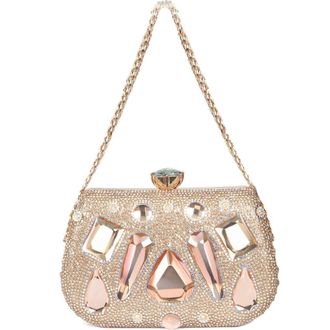 Lauren Lorraine Sammie Clutch in Rose Gold at Nordstrom