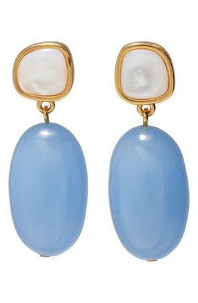 Lizzie Fortunato Big Sur Drop Earrings in Blue at Nordstrom