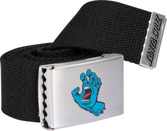 Santa Cruz Stoffg&uuml;rtel SANTA CRUZ SCREAMING MINI HAND BELT, Herren, schwarz, Obermaterial: 100% Polyester, G&uuml;rtel Stoffg&uuml;rtel, aus Polyester, sportlicher Stil