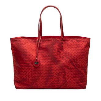 Bottega Veneta Pre-owned Bottega Veneta Nylon Intrecciolusion Tote Ladies XWNU7105D270SYYA