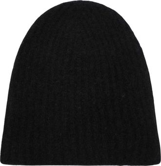 Roberto Collina Zwarte Gebreide Muts Hat - Dames - Hoeden - Zwart - ONE Size - Accessoires