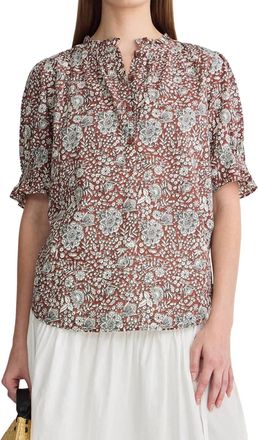 Apiece Apart Womens Los Altos Top In Clay Floral