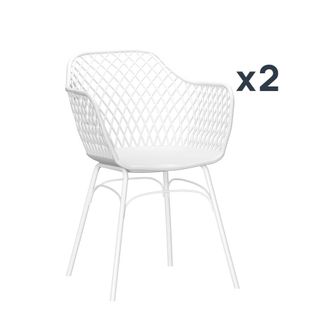 Klast Packs 2 sillas polipropileno blanco 59 x 72 cm