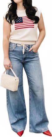 Pistola Denim Jadyn Low Slung Palazzo Wide-Leg Denim Pants In Expanse