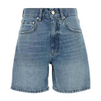 Anine Bing Denim Shorts, female, Blue, Size: W28 Heath Short