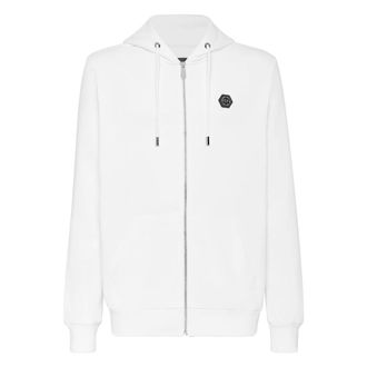 Philipp Plein Heren, Sweatshirts & Hoodies, Wit, Maat: 2XL Katoen